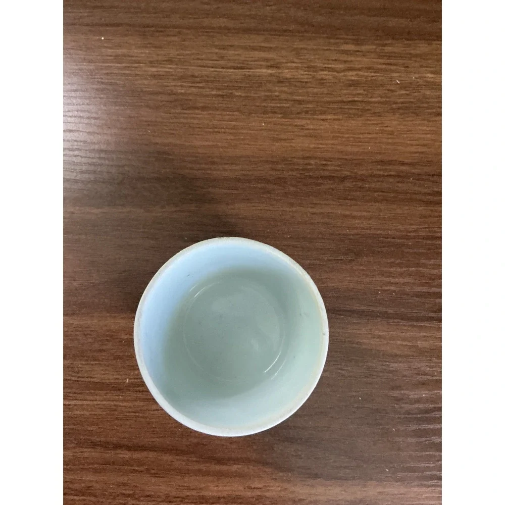Vintage Blue and White Sake Cups Set of 3 | Japanese Porcelain Cups